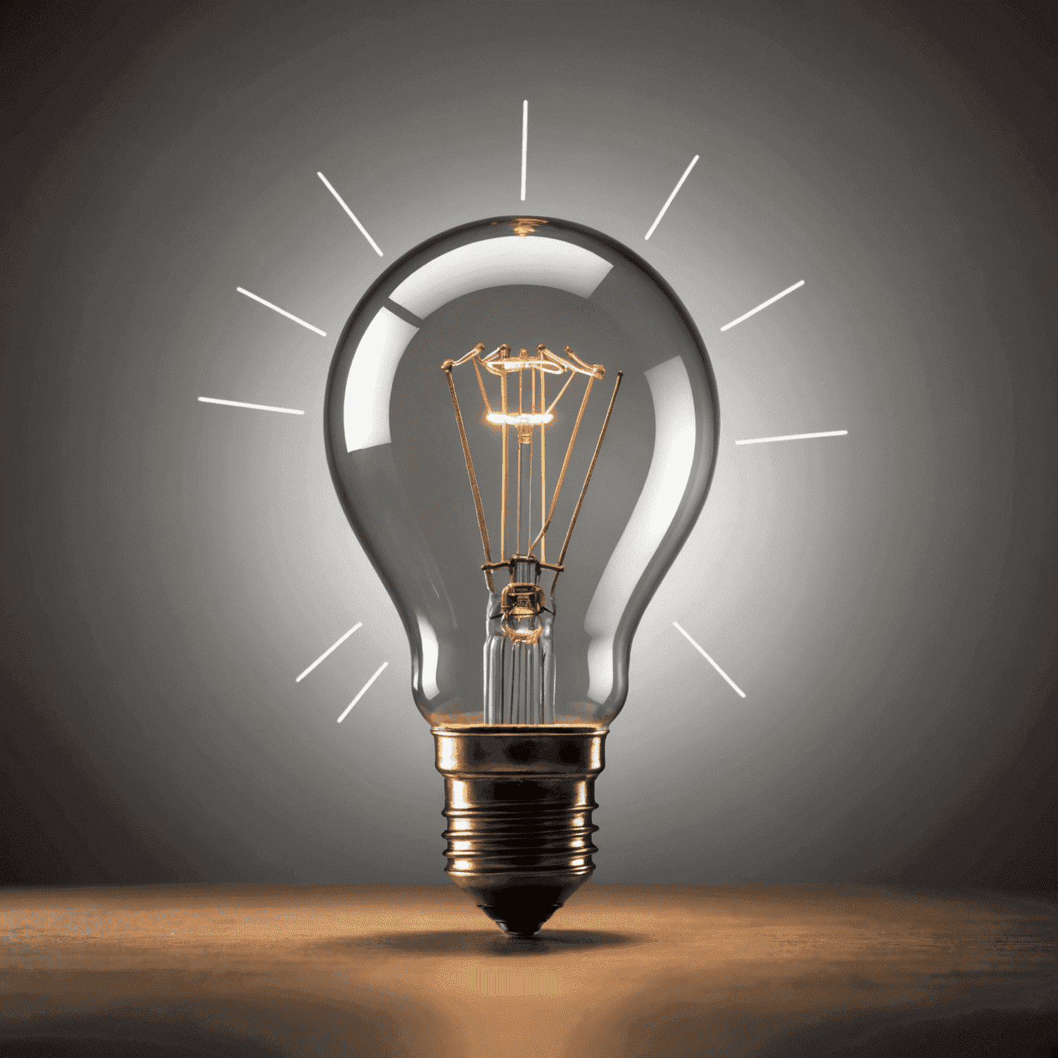 A lightbulb representing innovative ideas and solutions